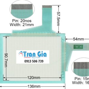 Tấm cảm ứng màn hình cảm ứng công nghiệp 5.7 inch KEYENCE VT3-Q5M