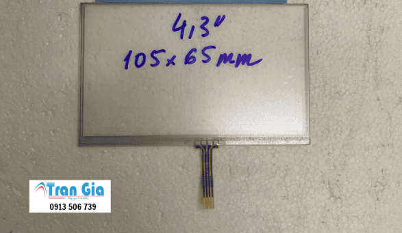 Tấm cảm ứng công nghiệp 4.3 inch kích thước 105x65mm chính hãng