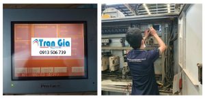 Thay thế tấm kính cảm ứng cho màn hình HMI Mitsubishi với linh kiện chính hãng