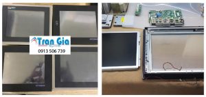 Hình ảnh một số màn hình HMI được trong quá trình sửa chữa tại Trần Gia Automation 