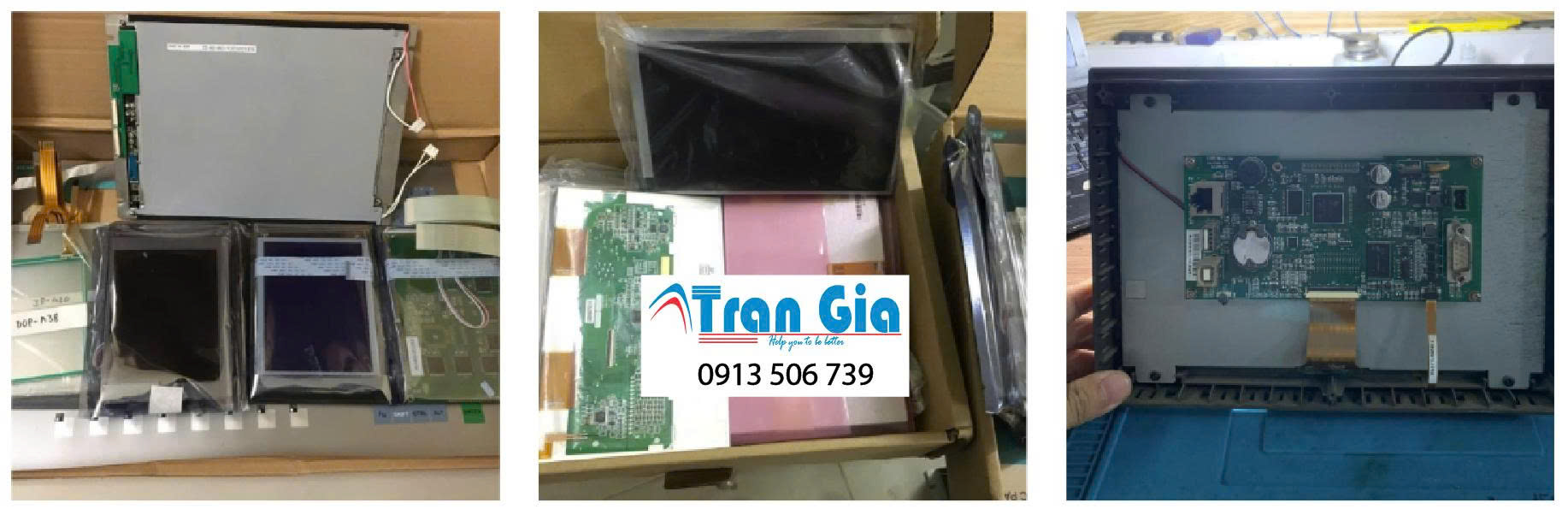 Chuyên cung cấp và Thay tấm LCD cho màn hình cảm ứng HMI 5.6 inch các lỗi bị loang màu, hoen ố, kẻ sọc, mờ không thấy rõ giá rẻ