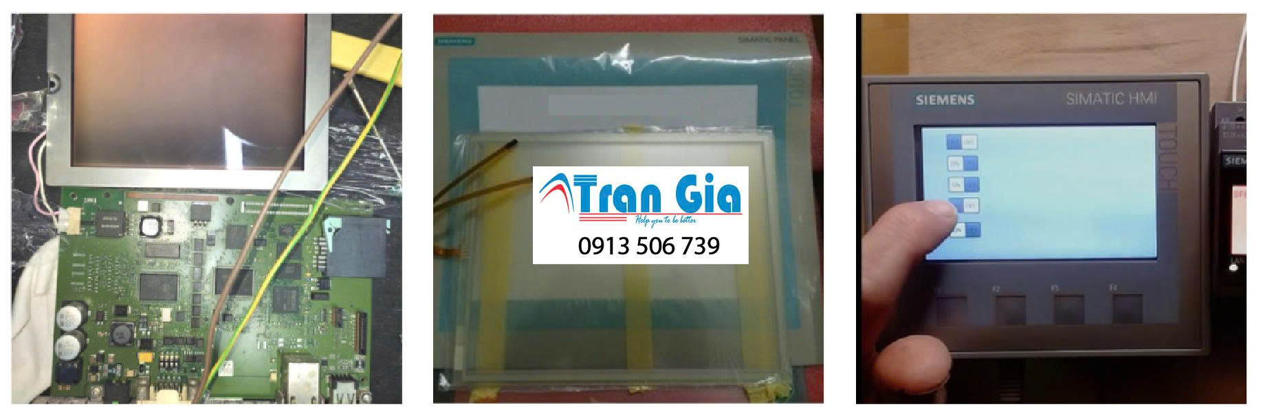 Sửa Màn hình Siemens 6AV2124-0GC01-0AX0 lỗi kém nhạy uy tín toàn quốc