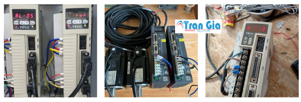 Servo Delta Báo AL 008 Lệnh điều khiển xung vào có vấn đề linh kiện chính hãng