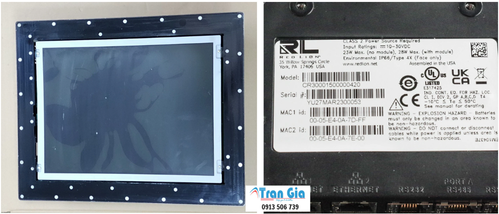 Công ty sửa màn hình Redlion, Linh kiện HMI Redlion chính hãng với kinh nghiệm lâu năm