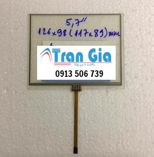 Tấm cảm ứng công nghiệp 5.7 inch / 126×98(117×89)mm bảo hành chính hãng