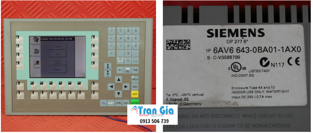 Chuyên sửa chữa HMI Siemens OP277 6AV6643-0BA01-1AX0, xử lí lỗi nhanh chóng