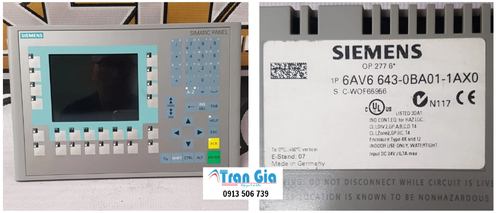 Chuyên sửa chữa HMI Siemens OP277 6AV6643-0BA01-1AX0, xử lí lỗi nhanh chóng