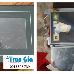 Dưới đây là một số hình ảnh màn hình HMI đang trong quá trình sửa chữa tại TRAN GIA