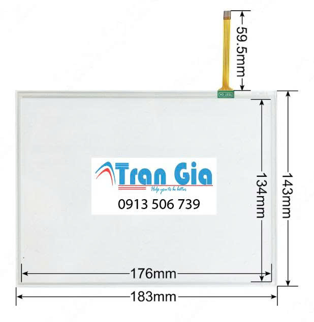 BKO-C11738 Tấm cảm ứng cho HMI Mitsubishi GT1265-VNBA bảo hành 3 tháng trở lên