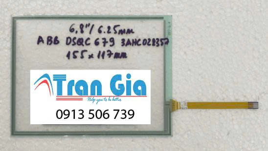 Tấm cảm ứng Robot 6.8 inch ABB DSQC679 3AHC028357/ 155x117mm/ cáp 6.25mm linh kiện chính hãng toàn quốc