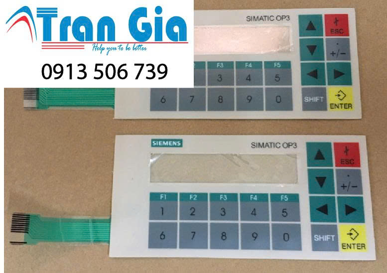 Tấm cảm ứng bàn phím màn hình Siemens OP3 bảo hành 3 tháng