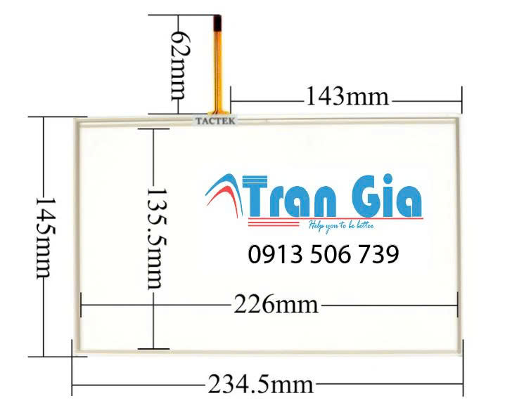 Tấm Cảm Ứng Thay Thế Màn Hình XINJE THA62-MT, THA62-UT, TGA62-ET, TGA62-MT giá tốt