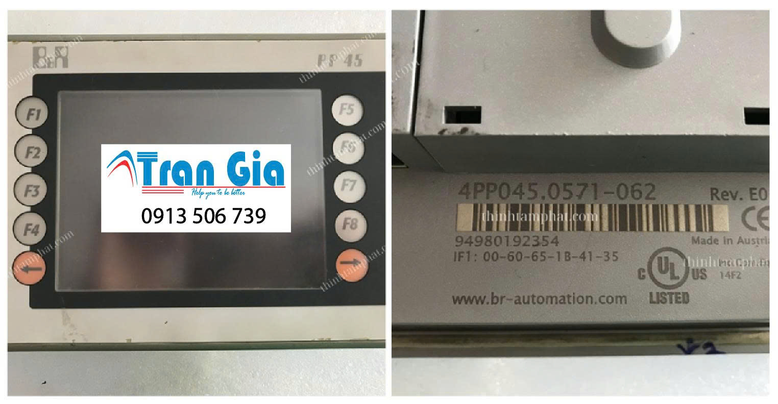 Sửa chữa HMI B&R 4PP045.0571-062 giá ưu đãi với linh nghiệm lâu năm