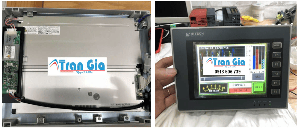 Chuyên nhận thay linh kiện sửa màn hình cảm ứng HMI HITECH Model: PWS5610T-S Serial: 3456 Lỗi mất hiển thị uy tín, sửa lấy ngay