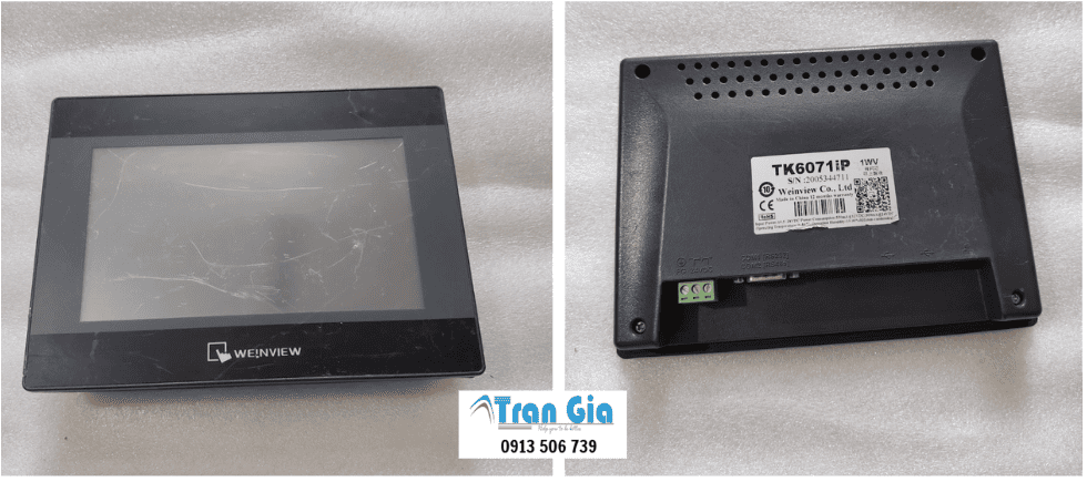 Khắc phục lỗi, sửa màn hình cảm ứng HMI Weinview Model: MT6070iH Serial: 3864 Lỗi hiển thị nửa màn hình xử lí lỗi nhanh chóng toàn quốc
