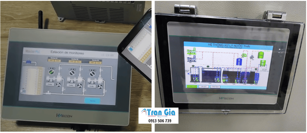 Công ty uy tín sửa màn hình HMI Wecon báo lỗi, thay tấm cảm ứng, LCD bị hỏng với đội ngũ kỹ thuật nhiều kinh nghiệm