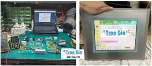 Hình ảnh một số màn hình HMI được trong quá trình sửa chữa