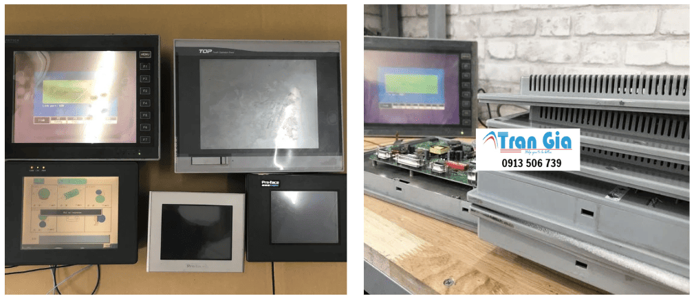 Chuyên sửa các dòng màn hình HMI lỗi cảm ứng, hiển thị, nguồn sửa gấp lấy liền trong ngày tại miền nam
