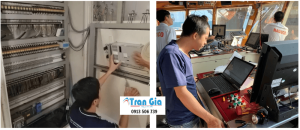 Hình ảnh một số màn hình HMI được trong quá trình sửa chữa