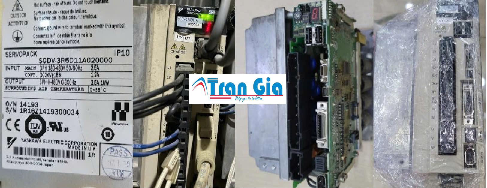 Servo Yaskawa lỗi A.021 Parameter Format Error linh kiện chính hãng