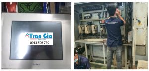 Hình ảnh một số màn hình HMI được trong quá trình sửa chữa