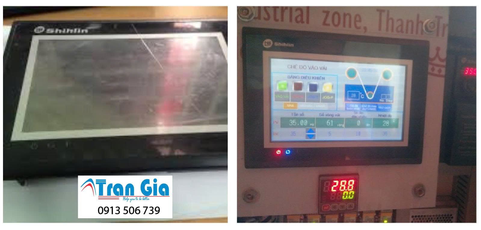 Sửa Màn hình cảm ứng HMI Shihlin Electric Model: EC207-CT00 Serial: 2178 Lỗi xử lí lỗi nhanh chóng toàn quốc