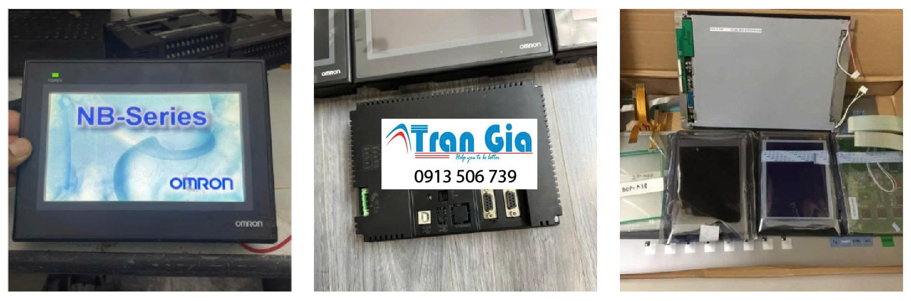 Thay linh kiện, sửa màn hình cảm ứng HMI OMRON Model: NS5-MQ10-V2 Serial: 4040 bị liệt cảm ứng, hiển thị chập chờn uy tín