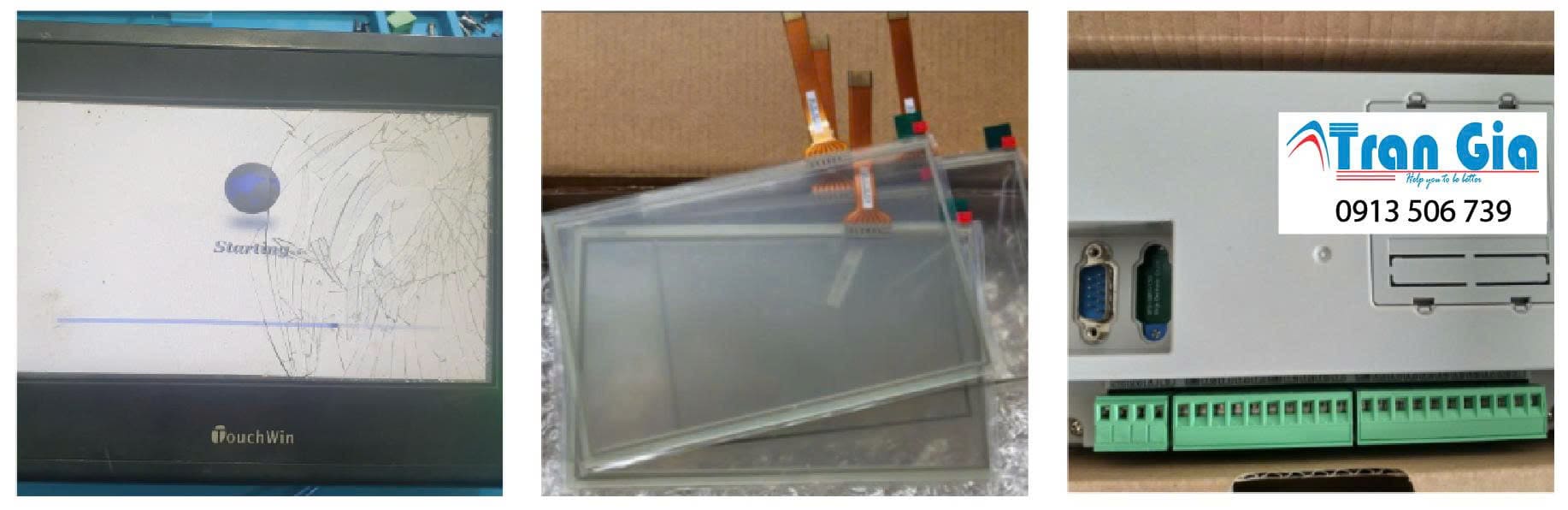 Sửa Màn hình cảm ứng HMI TouchWin TG765-MT 0804A Lỗi kết nối PLC giá tốt
