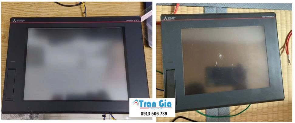 Công ty bảo hành, thay linh kiện, sửa màn hình cảm ứng HMI Mitsubishi Model: GT2310-VTBA Serial: 045-A Lỗi loạn cảm ứng sửa nhanh lấy ngay