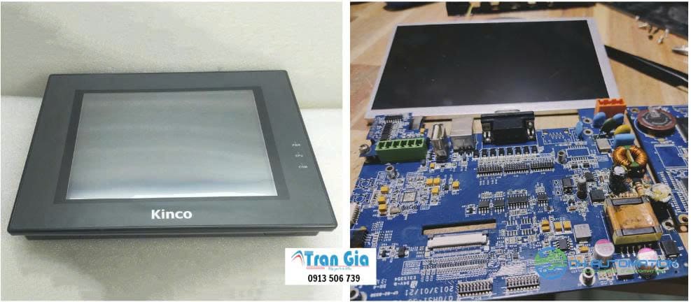 Thay thế linh kiện, sửa màn hình cảm ứng HMI Kinco Model: MT4300C Serial: 2350 Lỗi mất hiển thị giá rẻ