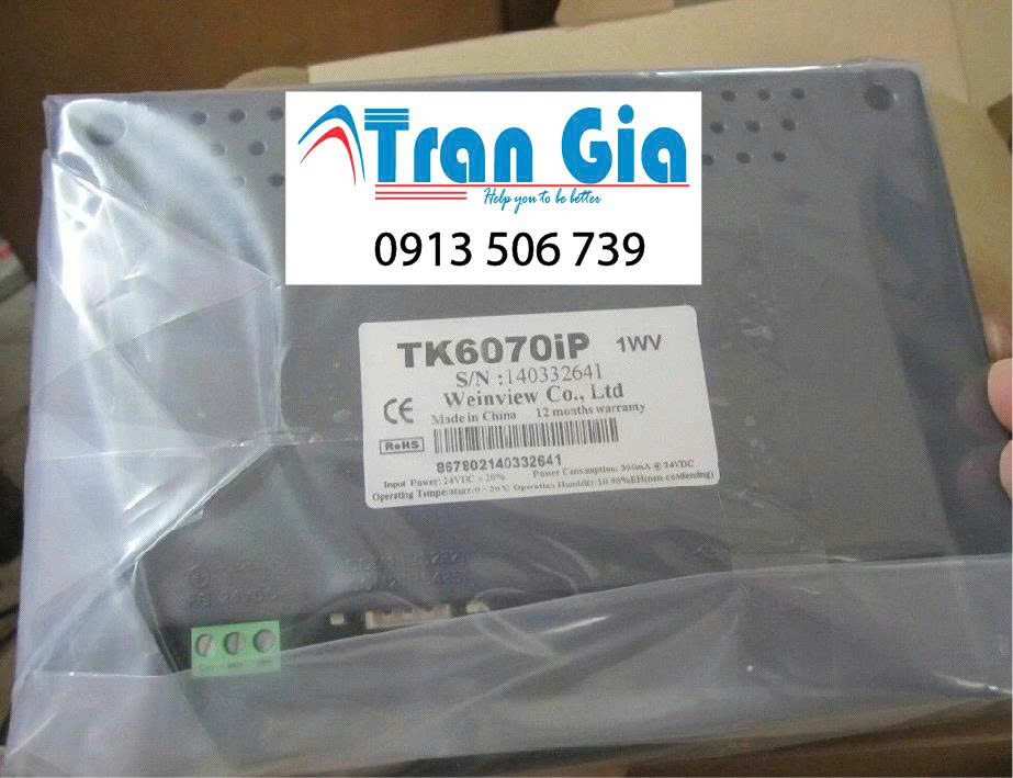 Chuyên cung cấp màn hình cảm ứng HMI Weintek TK6070IP 7 inch bảo hành 12 tháng