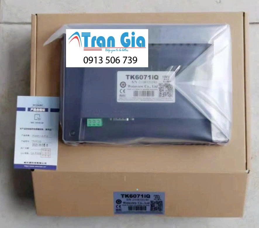 Chuyên cung cấp báo giá bảng giá 2025 màn hình TK6071IQ Weinview bảo hành 12 tháng