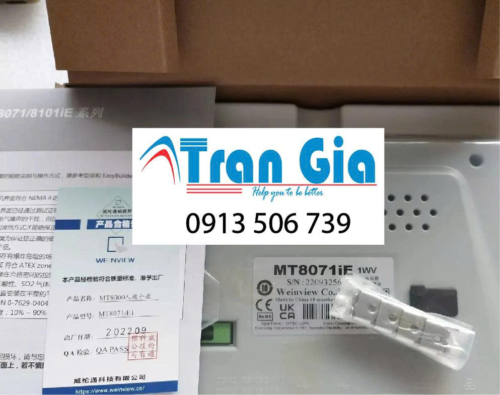 Chuyên cung cấp màn hình HMI Weintek MT8071iE bảo hành 12 tháng
