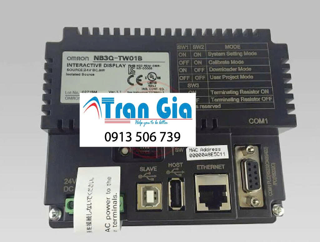 Chuyên cung cấp màn hình HMI Omron NB3Q-TW01B bảo hành 12 tháng