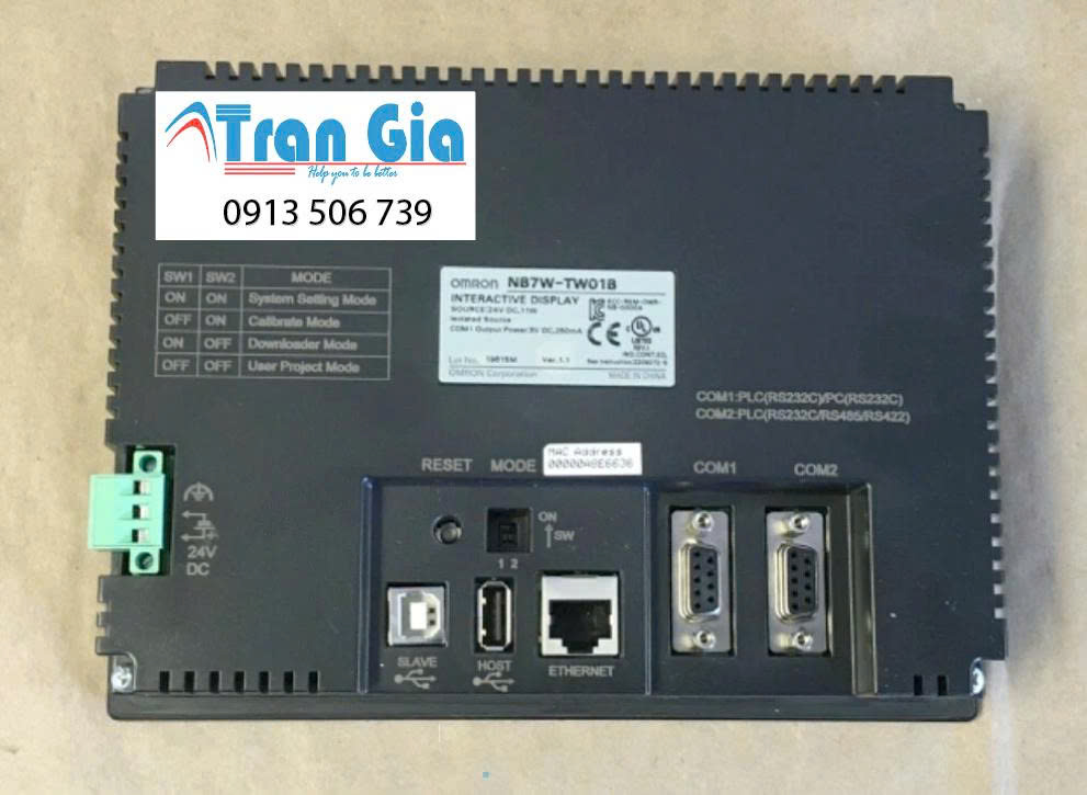 Chuyên cung cấp màn hình HMI Omron NB7W-TW01B bảo hành 12 tháng