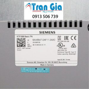 Chuyên cung cấp màn hình HMI Siemens KTP1000 Basic color PN 6AV6647-0AF11-3AX0 bảo hành 12 tháng