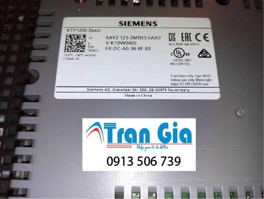 Chuyên cung cấp màn hình cảm ứng HMI SIEMENS 6AV2123-2JB03-0AX0 bảo hành 12 tháng