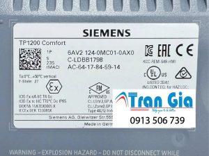 Chuyên cung cấp màn hình HMI Siemens Màn hình HMI KP1200 COMFORT – 6AV2124-1MC01-0AX0 bảo hành 12 tháng