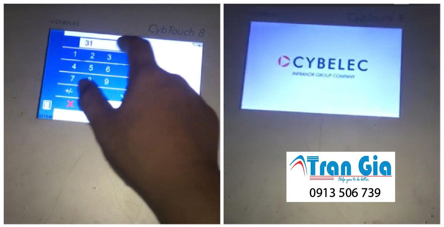 Sửa Màn hình CYBELEC CybTouch 8 S-CBT-8C/BW Model: CybTouch 8P QL Serial: 390A Lỗi cảm ứng xử lí lỗi nhanh chóng toàn quốc