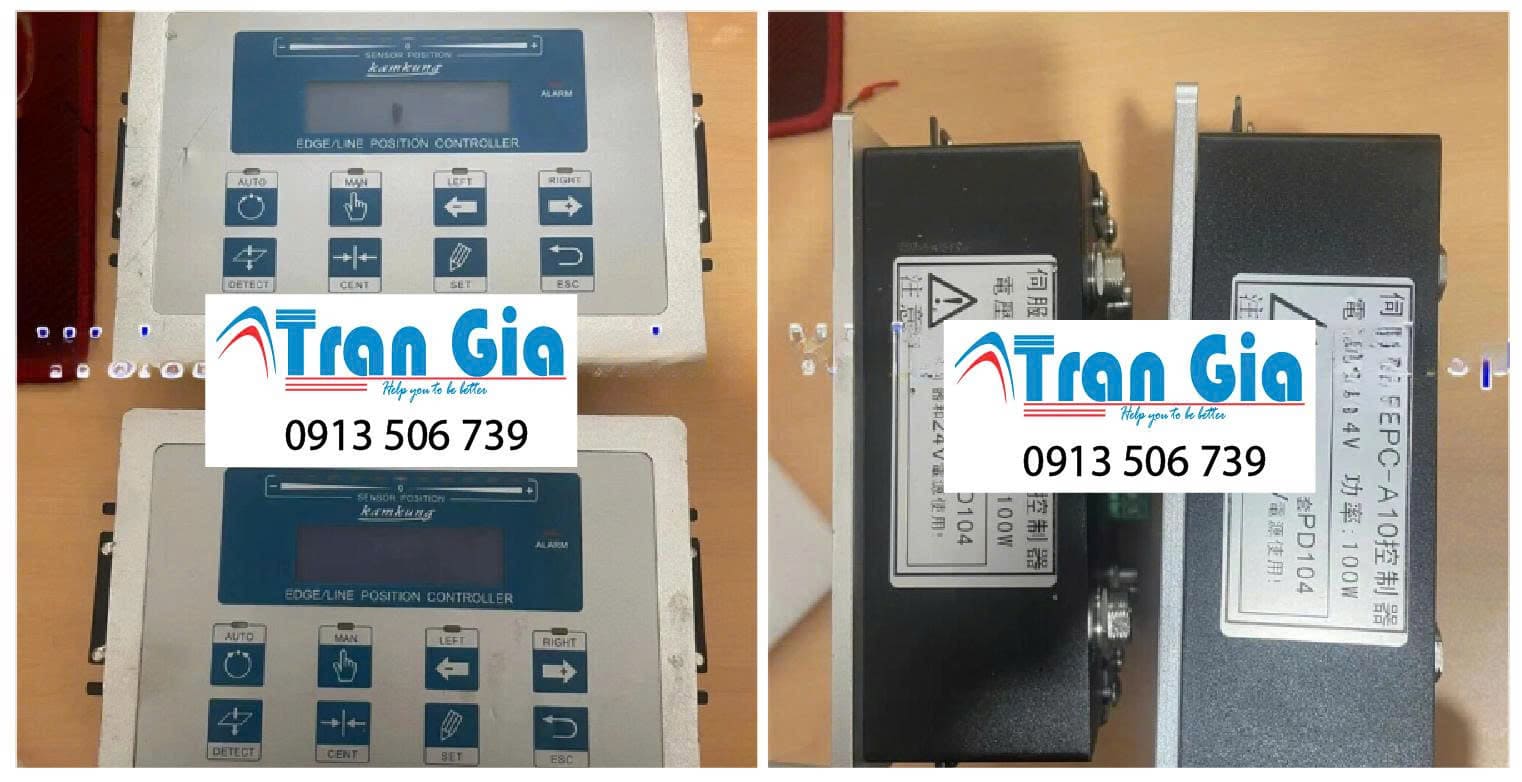 Chuyên thay linh kiện, sửa màn hình EDGE/LINE POSITION CONTROLLER EPC-A12 1337 Lỗi mất hiển thị, chập công suất linh kiện chính hãng