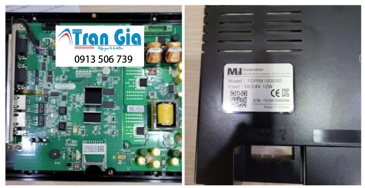 Chuyên sửa màn hình cảm ứng HMI Topre Model: R08RP4 Serial: 0475 Lỗi LCD Panel xử lí gấp trong ngày
