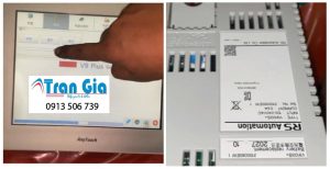 Chuyên sửa màn hình cảm ứng HMI RS Automation Model: V9100iS+ Serial: 85EW Lỗi