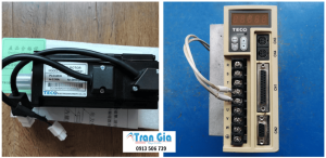 Hình ảnh servo đang được sửa chữa tại Trần Gia Automation