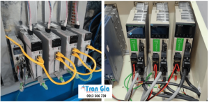 Hình ảnh một số Servo đang được sửa chữa tại TRAN GIA Automation