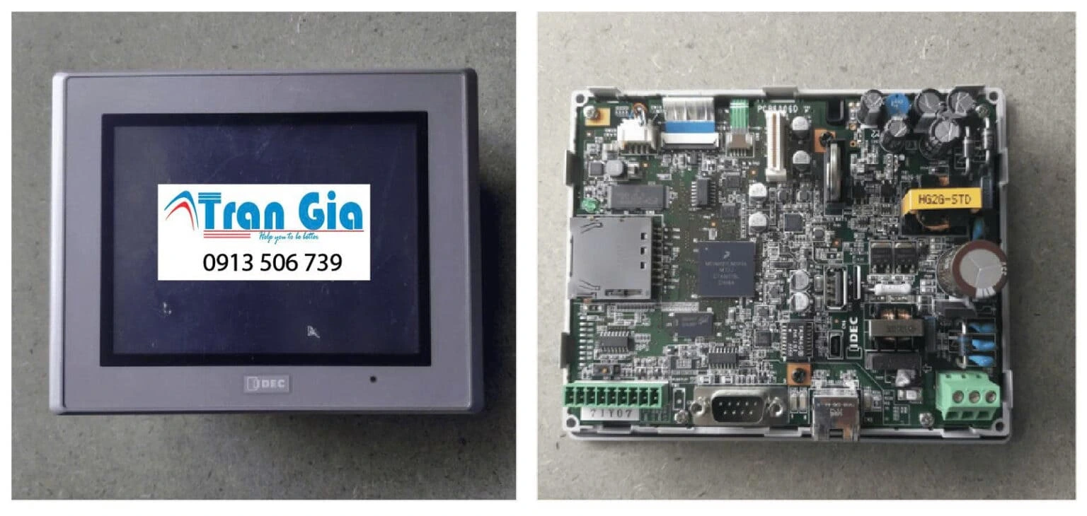 Sửa Màn hình HMI Idec Model HG2A-SB22CF Serial 2Y05 Lỗi màn hình sáng tối xử lí lỗi nhanh chóng toàn quốc
