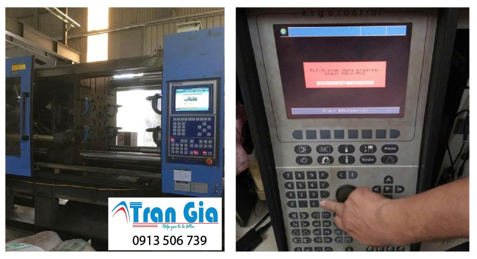 Trung tâm chuyên sửa màn hình CLF cho máy ép nhựa, sửa màn hình máy ép nhựa Serial 0918 Lỗi mất hiển thị, đứt cầu chì giá cả phải chăng