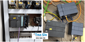 Hình ảnh sửa thiết bị đang trong quá trình sửa chữa tại Trần Gia Automation