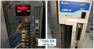 Hình ảnh servo đang được sửa chữa tại Trần Gia Automation