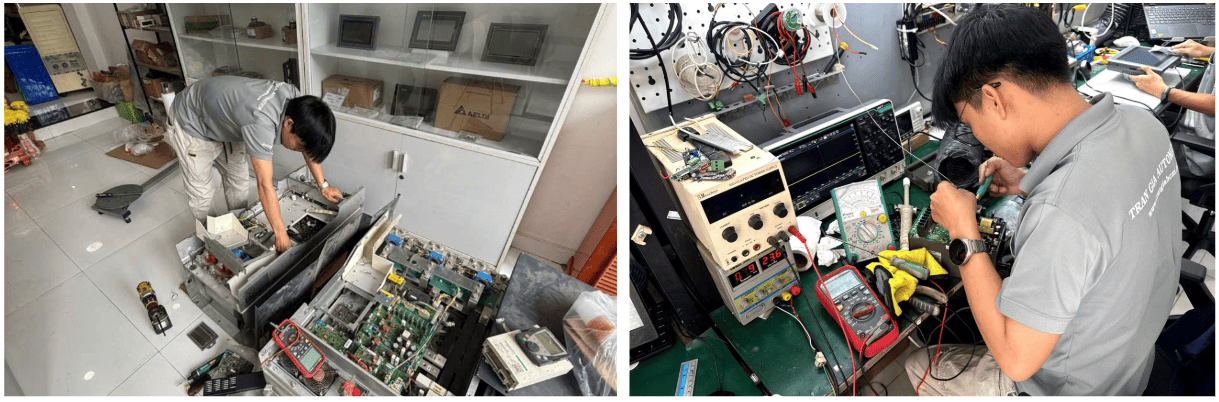 Kỹ sư giỏi chuyên sửa servo LS động cơ servo Lỗi encoder, mất phản hồi vị trí, rung lắc khi vận hành uy tín