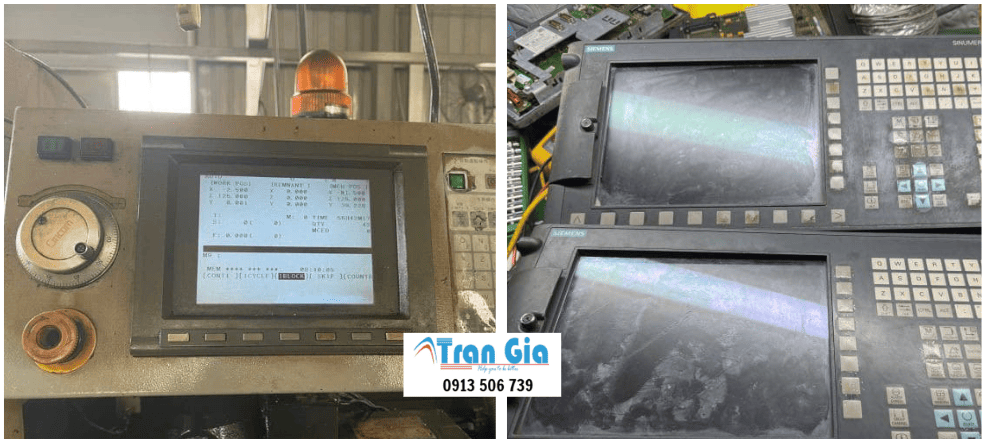Khắc phục sự cố, sửa màn hình HMI GE Fanuc bị mất nguồn, sọc hiển thị, màn hình LCD bị ố vàng
